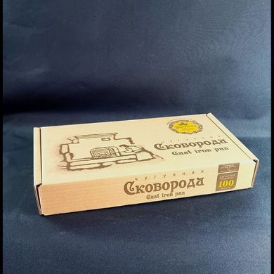 Сковорода &Oslash;24см, глиб. 4см. вага 2,4кг. чавунна, ручка дерево (T302) T302 фото