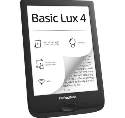 Електронна книга PocketBook 618 Basic Lux 4 Black (PB618-P-CIS) PB618-P-CIS фото