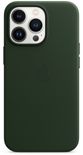 Чехол iPhone 13 Pro Leather Case with MagSafe (Sequoia Green) MM1G3ZE/A MM1G3ZE/A фото 3
