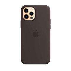 Силиконовый чехол Apple Silicone Case MagSafe Black (MHLG3) для iPhone 12 Pro Max MK043 фото