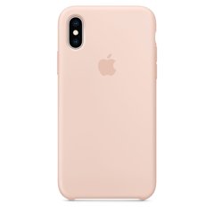 Silicone Case for iPhone XS - Pink Sand