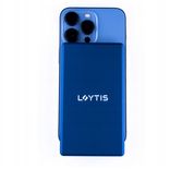 Беспроводное зарядное устройство powerbank Loytis MagSafe P1 5000 mAh 2 в 1 синий P1 blue фото 11