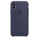 Silicone Case for iPhone XS - Midnight Blue 132152 фото 1
