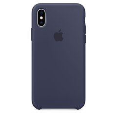 Silicone Case for iPhone XS - Midnight Blue