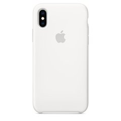 Silicone Case for iPhone XS - White