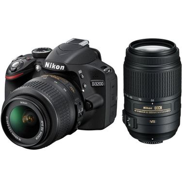 Фотоапарат Nikon D3200 kit 18-55mm & 55-300mm VR 7949 фото