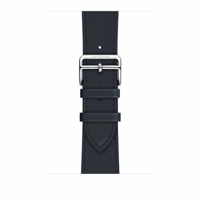 Apple Watch Hermès Stainless Steel Case with Bleu Indigo Swift Leather Single Tour (MU9D3) 746254 фото